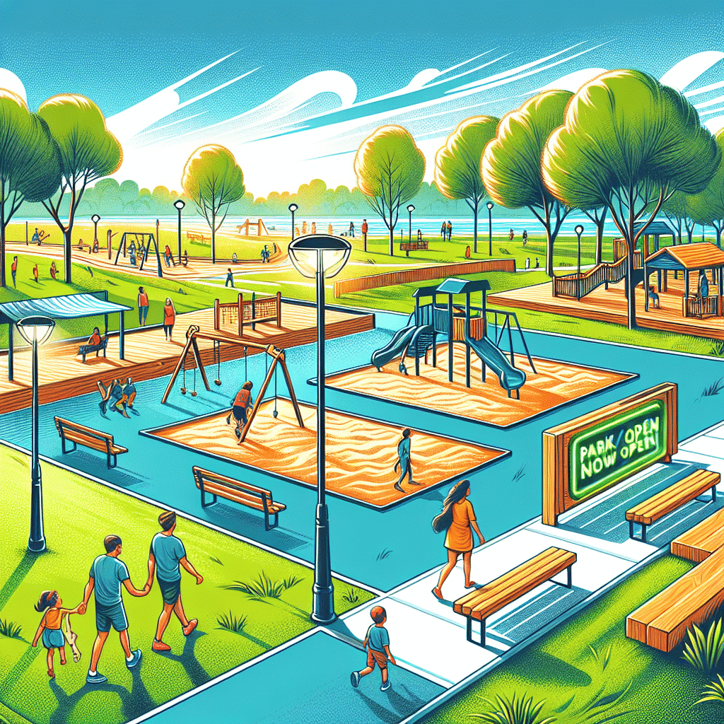 New Community Park Opens, Offering Green Space and Recreation for Local Residents