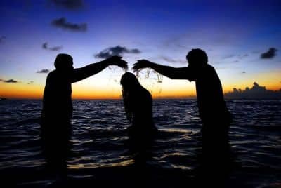 Is a devoted Christian condemned for not receiving baptism?