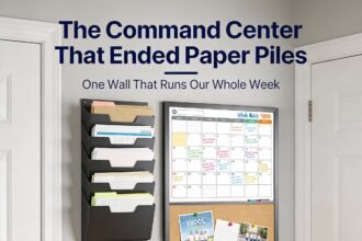 The Simple Command Center That Keeps Our Family Organized
