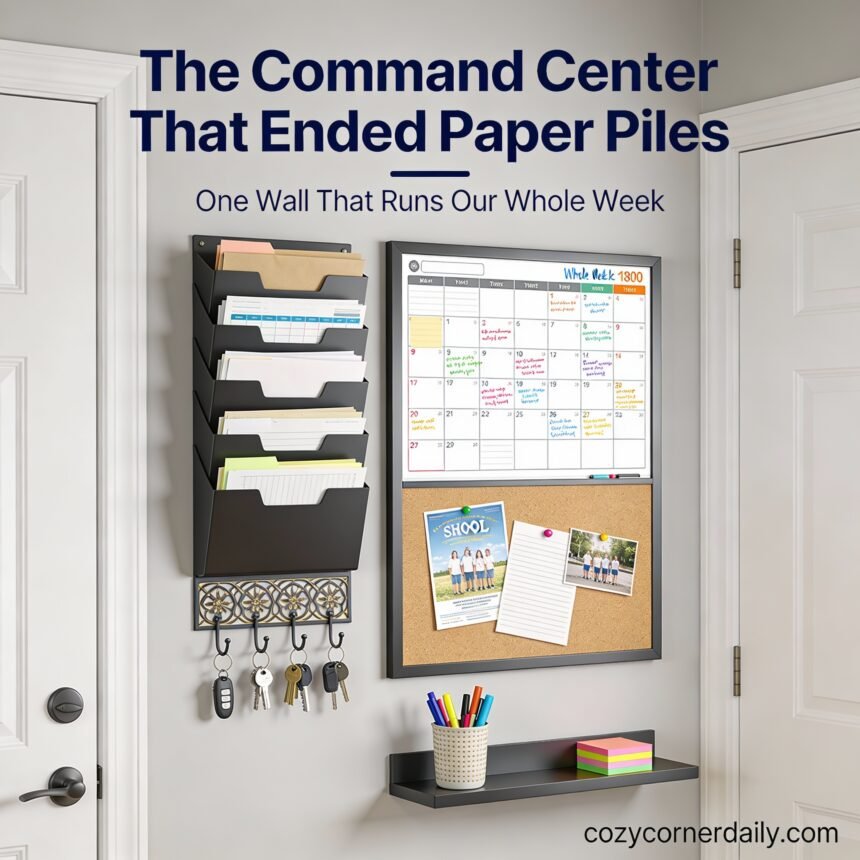 The Simple Command Center That Keeps Our Family Organized