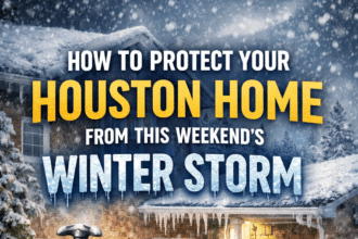 How to Protect Your Houston Home From This Weekend’s Winter Storm (Complete Guide)