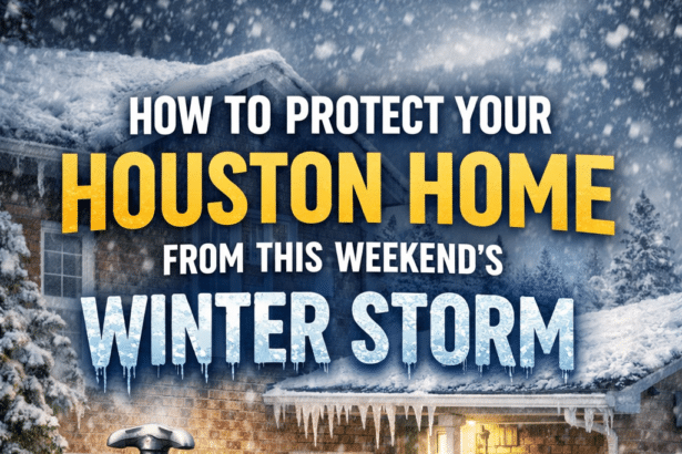 How to Protect Your Houston Home From This Weekend’s Winter Storm (Complete Guide)
