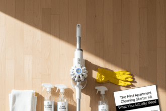First Apartment Cleaning Kit: What You Actually Need