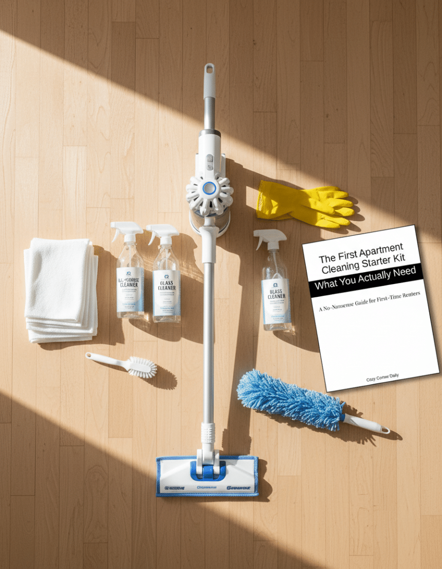 First Apartment Cleaning Kit: What You Actually Need