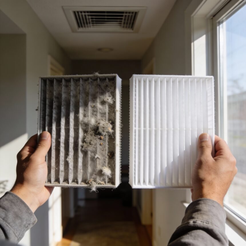 A  Air Filter Change Dropped My Heating Bill By  (And I Was 8 Months Overdue)