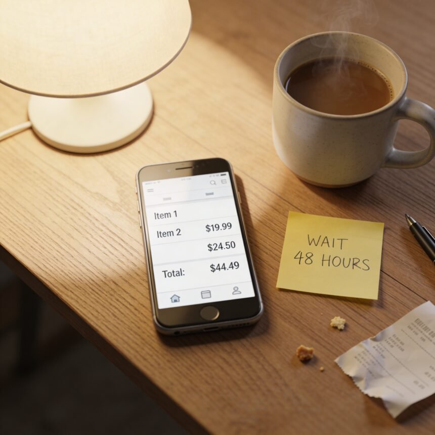 The 48-Hour Cart Rule That Stops Impulse Buying