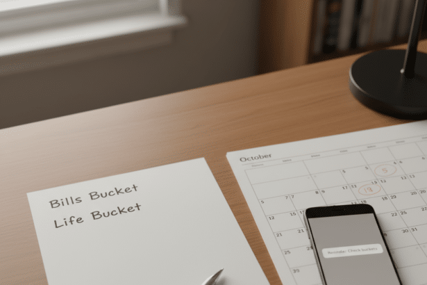 Budget With Uneven Income: A Simple Real System