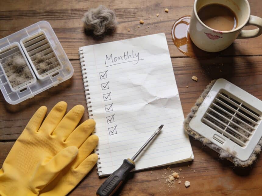 Monthly Cleaning Tasks People Forget