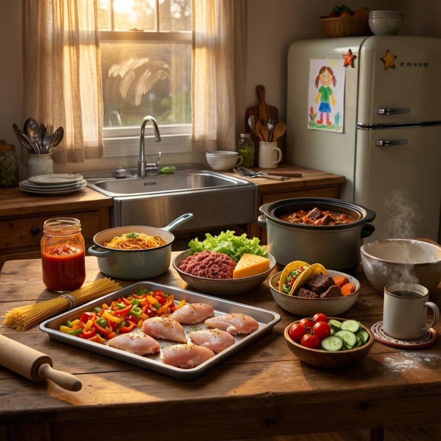 The 5-Dinner Plan That Ends Dinner Panic