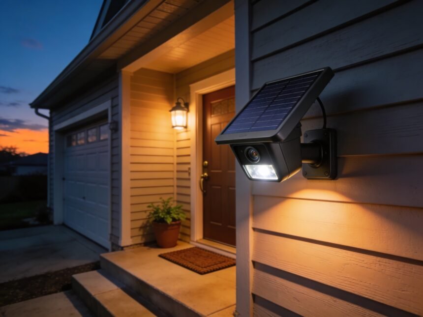 Solar Powered Security for a Safer Sustainable Smart Home
