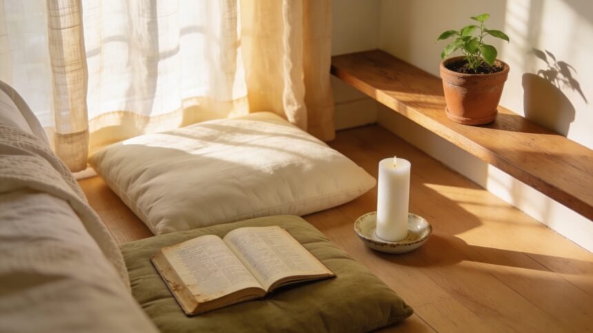 Creating a Minimalist Prayer Space for Daily Peace