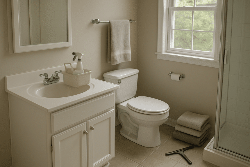 The Bathroom Reset That Stops the Buildup