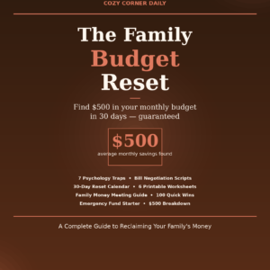 The Family Budget Reset: Find 0 in Your Monthly Budget in 30 Days