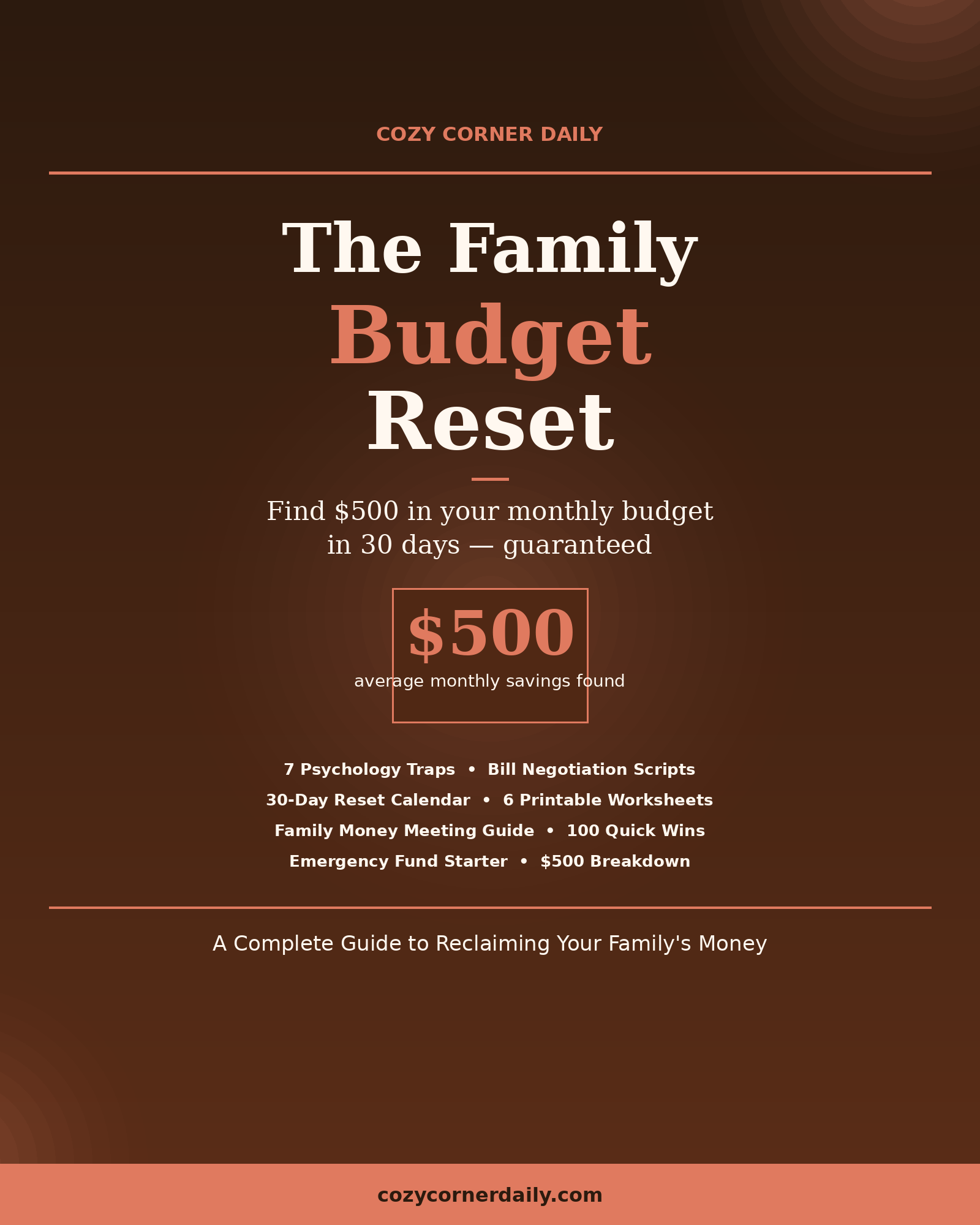 The Family Budget Reset: Find $500 in Your Monthly Budget in 30 Days