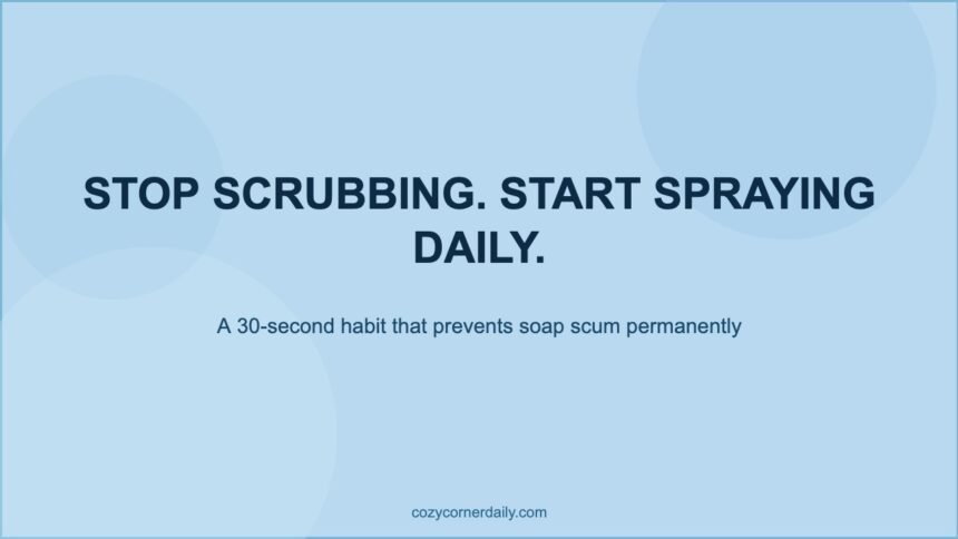 The Daily Shower Cleaner Routine That Keeps Soap Scum From Ever Coming Back