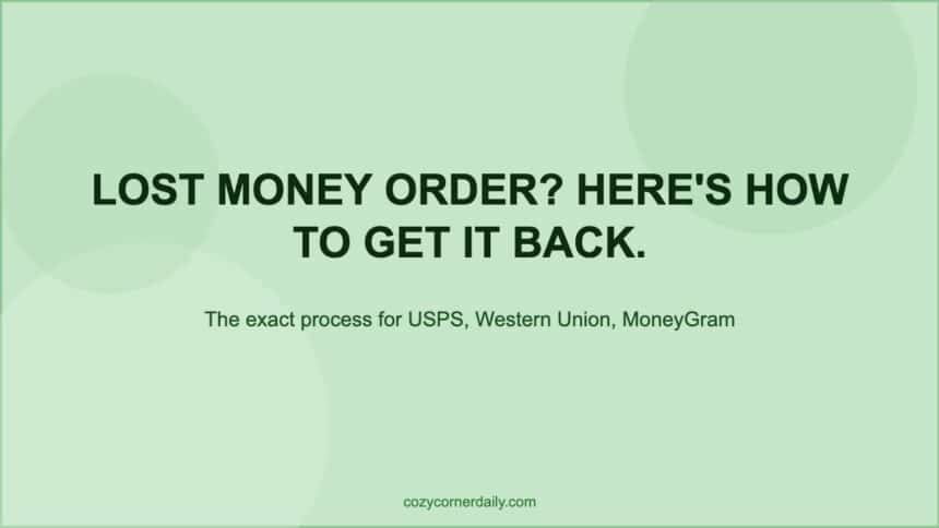 How to Get a Refund for a Money Order (And What to Do When They Say No)