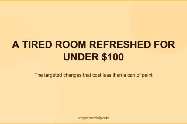 How to Refresh a Room Without Painting or Spending a Lot
