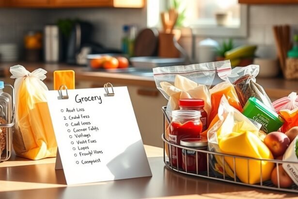 Budget Grocery List for a Week of Family Dinners