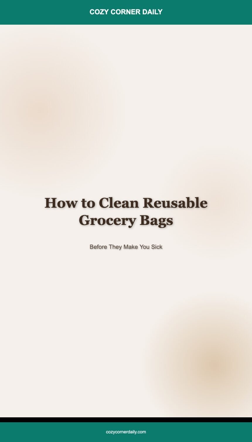 How to Clean Reusable Grocery Bags Before They Make You Sick