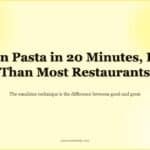 Easy Lemon Pasta Recipe, 20 Minutes and Better Than Most Restaurant Versions