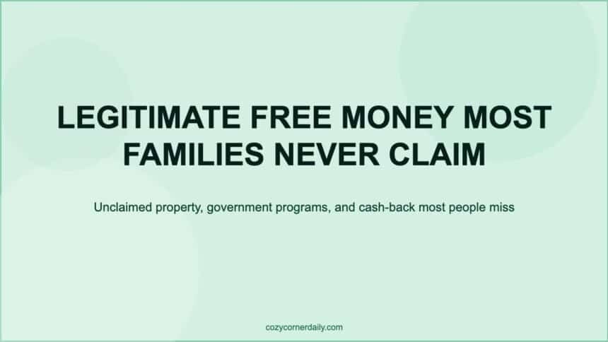 How Do You Get Free Money, The Legitimate Sources Most People Miss