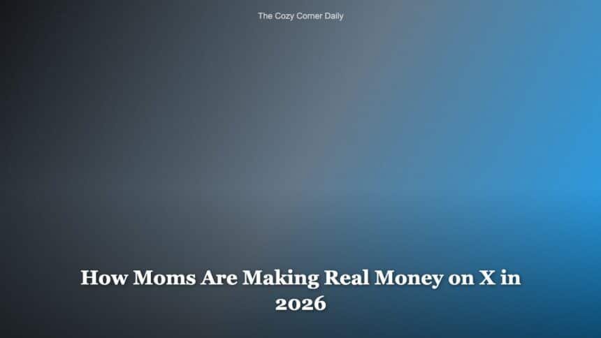 How Moms Are Making Real Money on X in 2026 How Moms Are Making Real Money on X in 2026