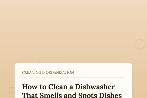 How to Clean a Dishwasher That Smells and Leaves Residue on Dishes