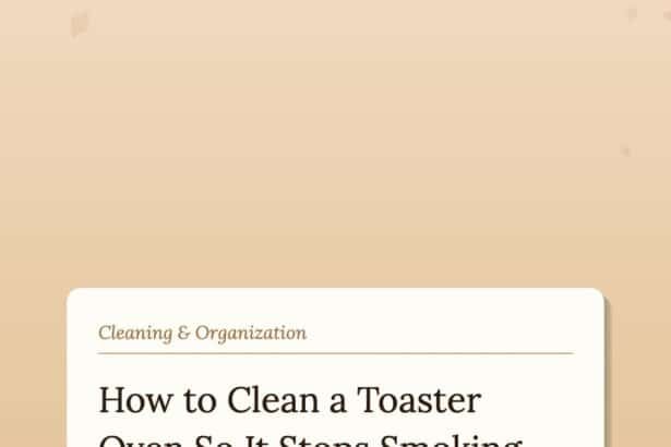 How to Clean a Toaster Oven So It Stops Smoking Every Time You Use It