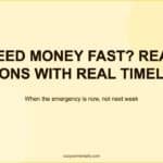How to Get Money Fast — Legitimate Options When You Actually Need It Now