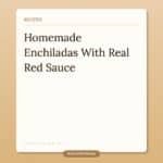 How to Make Homemade Enchiladas