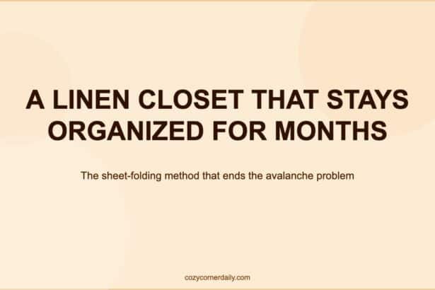 How to Organize a Linen Closet So Everything Is Actually Findable