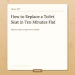 How to Replace a Toilet Seat (It Takes Ten Minutes and Costs Under Thirty Dollars)