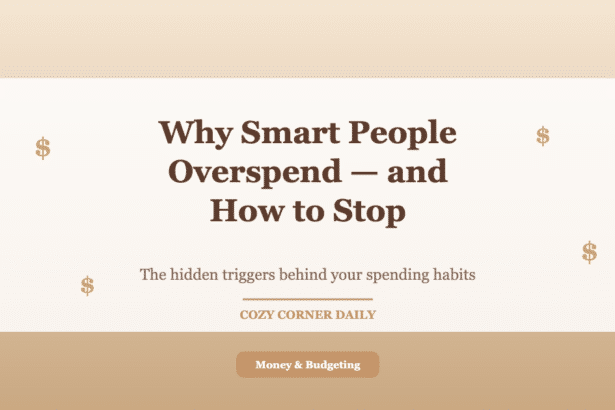 Why Smart People Overspend and How to Stop