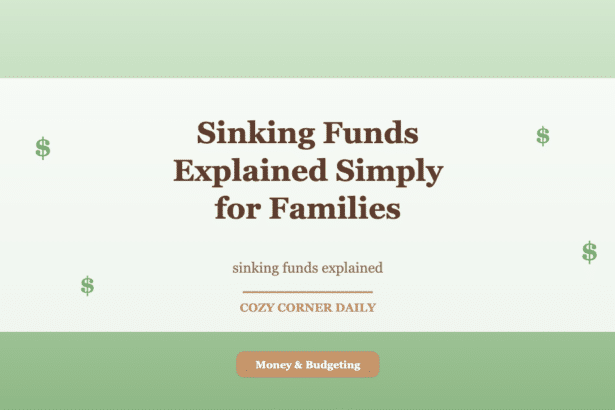 Sinking Funds Explained for Families