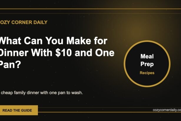 What Can You Make for Dinner With  and One Pan?
