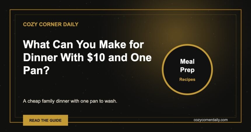 What Can You Make for Dinner With  and One Pan?