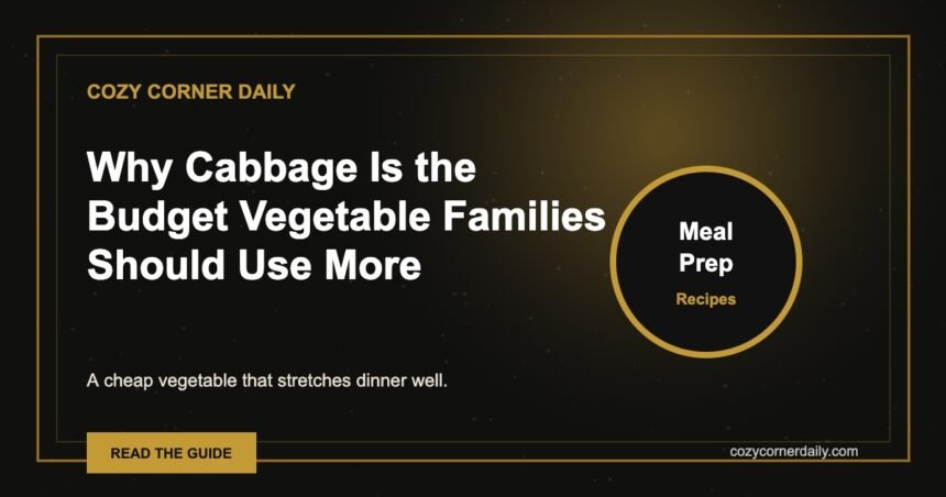 Why Cabbage Is the Budget Vegetable Families Should Use More