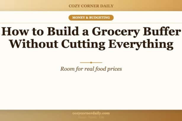 How to Build a Grocery Buffer Without Cutting Everything