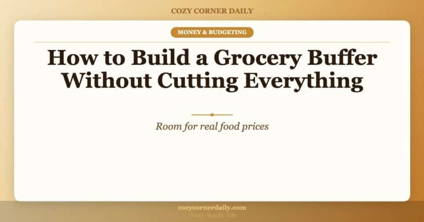 How to Build a Grocery Buffer Without Cutting Everything