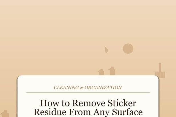 How to Remove Sticker Residue From Any Surface Without Scratching