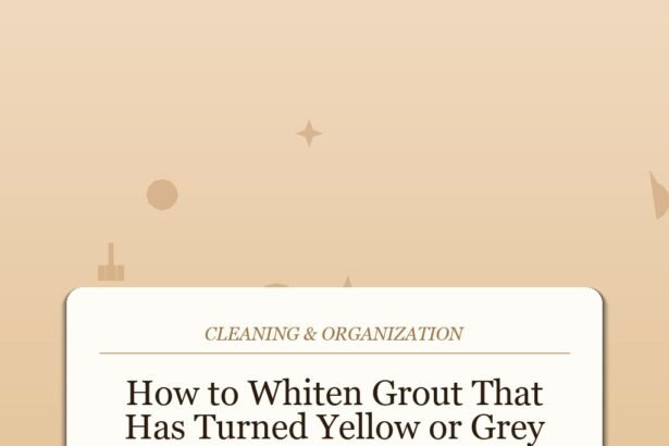 How to Whiten Grout That Has Turned Yellow or Grey