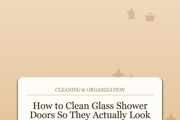 How to Clean Glass Shower Doors So They Actually Look Clear