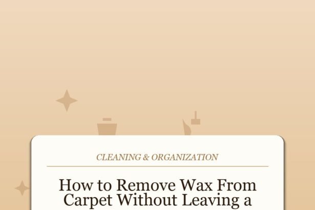How to Remove Wax From Carpet Without Leaving a Stain