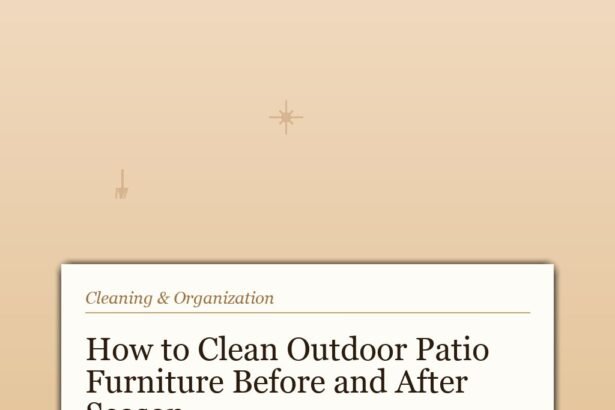 How to Clean Outdoor Patio Furniture Before and After Season