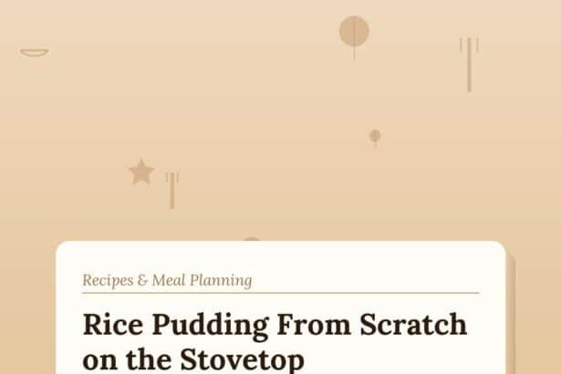 Stovetop Rice Pudding (Creamy, Easy, One Pot)