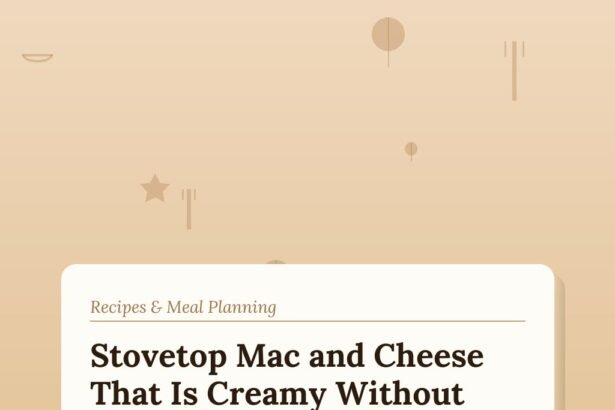 Stovetop Mac and Cheese (Creamy, Real Cheddar, No Baking)