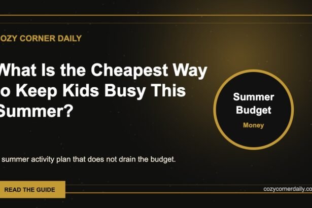 What Is the Cheapest Way to Keep Kids Busy This Summer?