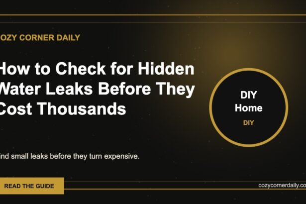 How to Check for Hidden Water Leaks Before They Cost Thousands