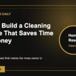 How to Build a Cleaning Routine That Saves Time and Money