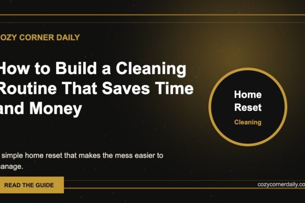 How to Build a Cleaning Routine That Saves Time and Money